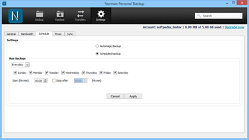 Norman Personal Backup screenshot 7