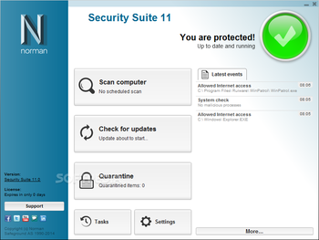 Norman Security Suite  screenshot