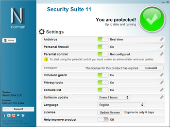 Norman Security Suite  screenshot 5