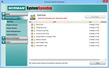 Norman System Speedup screenshot 5