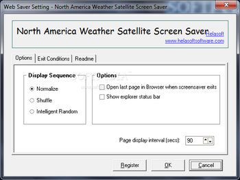 North America Weather Satellite Screen Saver screenshot 2
