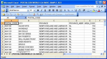 North American Area Code Database (Basic Edition) screenshot 2