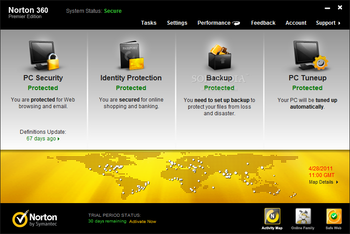 Norton 360 Premier Edition screenshot