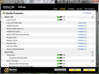 Norton 360 Premier Edition screenshot 13