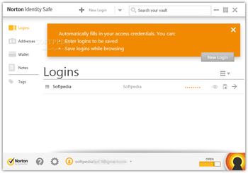 Norton Identity Safe screenshot