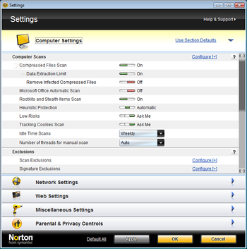 Norton Internet Security Netbook Edition 2010 screenshot 3