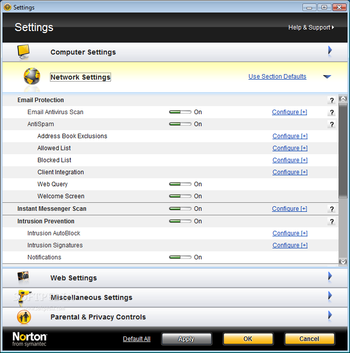 Norton Internet Security Netbook Edition 2010 screenshot 4