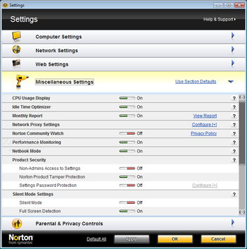 Norton Internet Security Netbook Edition 2010 screenshot 6