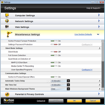 Norton Internet Security Netbook Edition 2010 screenshot 7