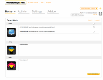 Norton Online Family screenshot 3