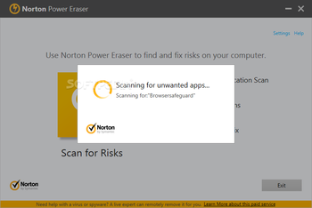 Norton Power Eraser screenshot 2