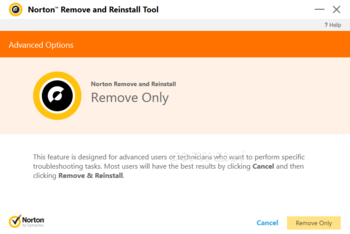 Norton Remove and Reinstall Tool screenshot 2