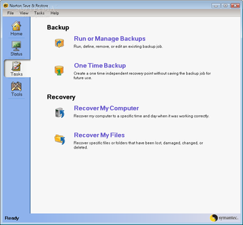 Norton Save & Restore screenshot 2