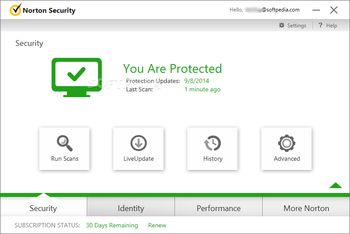 Norton Security screenshot