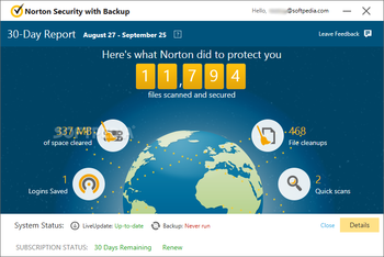 Norton Security with Backup screenshot 24