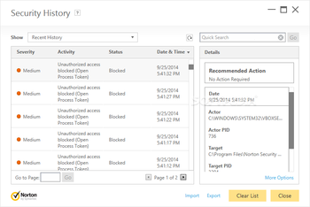 Norton Security with Backup screenshot 7