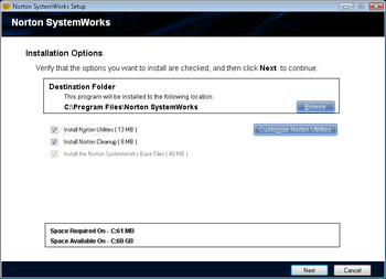 Norton SystemWorks Standard Edition screenshot 2