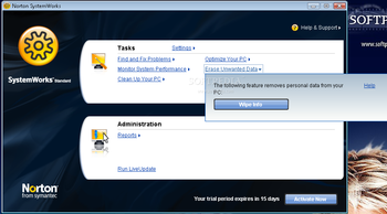 Norton SystemWorks Standard Edition screenshot 9