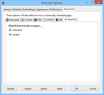 NoScript screenshot 15