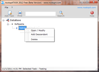 nostopitTASK screenshot