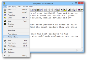 NoteBook 2000 screenshot 2