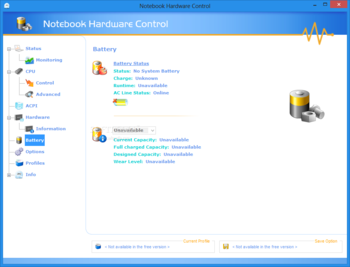 Notebook Hardware Control screenshot 10