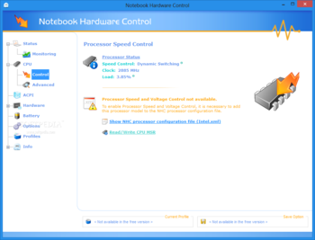 Notebook Hardware Control screenshot 5