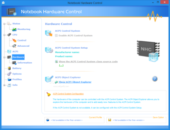 Notebook Hardware Control screenshot 8