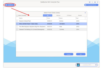 NoteBurner M4V Converter Plus screenshot 3