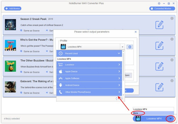 NoteBurner M4V Converter Plus screenshot 6