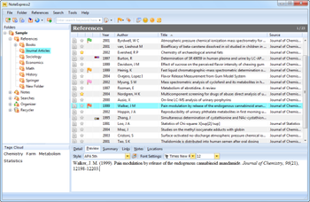 NoteExpress Research & Reference Manager screenshot