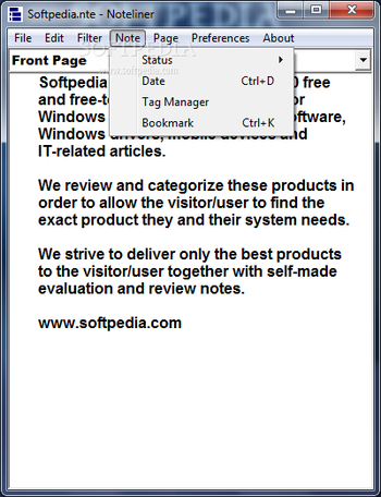 Noteliner screenshot 4