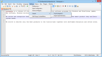 Notepad++ screenshot 8