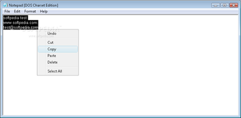 Notepad [DOS Charset Edition] screenshot