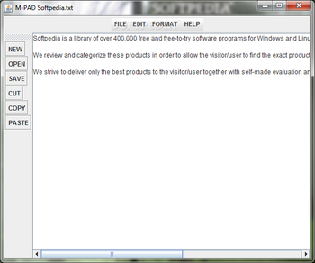 NOTEPAD screenshot