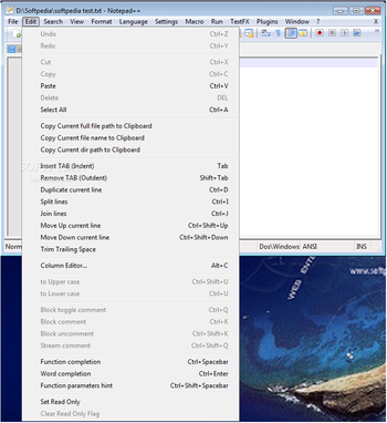Notepad++ nLite Addon screenshot 2