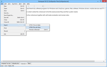 NotePad SX screenshot 2