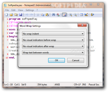 Notepad2 screenshot 6