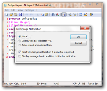 Notepad2 screenshot 8