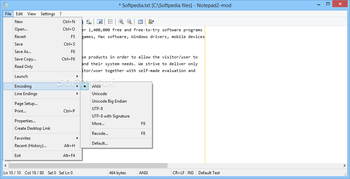 Notepad2-mod screenshot 2