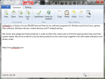 Notepad.NET screenshot
