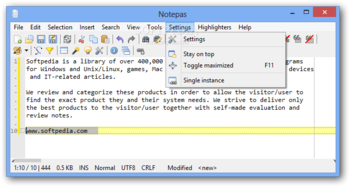 Notepas Portable screenshot 7
