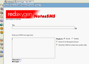 Notes SMS screenshot
