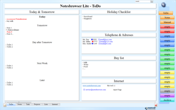 Notesbrowser Lite screenshot 2