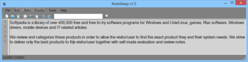 NoteSharp screenshot