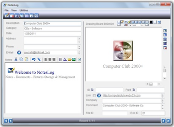 NotesLog screenshot