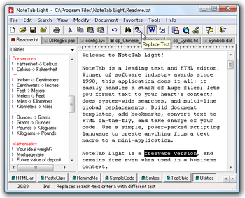 NoteTab Light screenshot 2