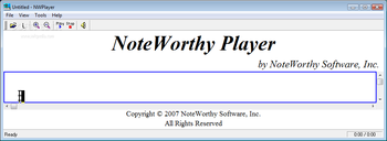 NoteWorthy Player screenshot