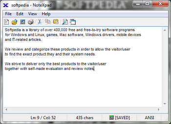 NoteXpad screenshot
