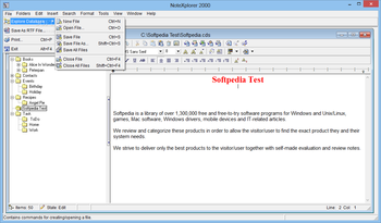 NoteXplorer 2000 screenshot 2